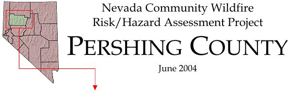 Nevada Community Wildfire Risk/Hazard Assessment Project - Pershing County - June 2004