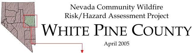 Nevada Community Wildfire Risk/Hazard Assessment Project - White Pine County - April 2005